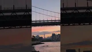 Sick walkable views from RFK Bridge in NYC