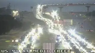 Morning commute in San Antonio