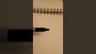 Drawing with black Sharpie.