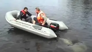 Skyboat. Ходовые испытания лодки SB 360 RC с мотором 15 л с