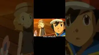 Pokemon Journey's - Ash meets Serena Again #shortvideo