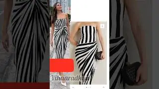 Tejaswi Prakash's black and white dress look #shorts