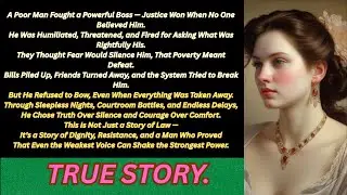 He Was Poor, Powerless, and Fired&hellip; Then Justice Shocked Everyone