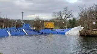 The #massive  #canal #breach  at Little #Bollington 12 01 2026