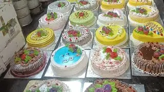 Butter cream cake packing alag alag design idea #viral #longvideo #butter #cream #cake 