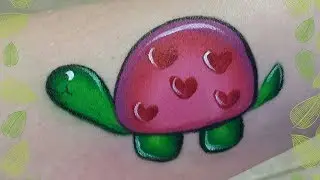 Turtle cheek art tutorial