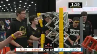 2015 VRC Sci Q170 - 7312 6264E vs 101B 2131C - 56 to 40 - VEX Worlds 2015 - Science Division