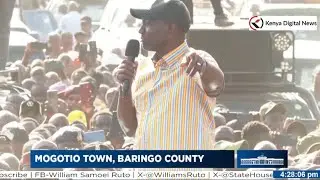 'Niko na program kubwa ya kubadilisha hii Kenya!' President Ruto tells Mogotio residents!!