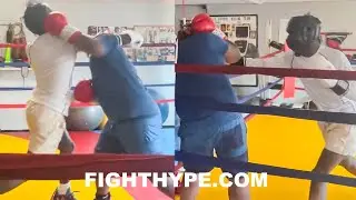 ADRIEN BRONER MAKES SONS SETTLE DIFFERENCES INSIDE RING; GIVES BOTH $100 AFTER &ldquo;GOOD BUMP&rdquo; SPARRING