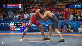 GOLD GR - 60 kg: S. BADAGHI MOFR (IRI) v. S. KIRIK (TUR)