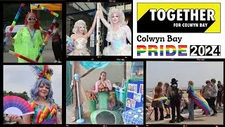 Gyda'n gilydd ar gyfer Bae Colwyn, Pride 2024 | Together for Colwyn Bay, Pride 2024