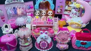 16 Minutes Satisfying with Unboxing Barbie Princess Bed & Bedroom Collection Toys Review AS MR