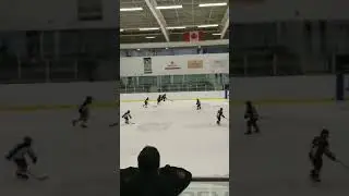 Iain Caballero - West Niagara Flying Aces Minor Atom AE vs Port Colborn - Defensive Rush