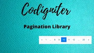How to Create Pagination in Codeigniter3 in Hindi | pagination in codeigniter with example