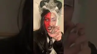 Half devil half angel halloween costume