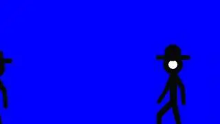 stickman cow boy animation