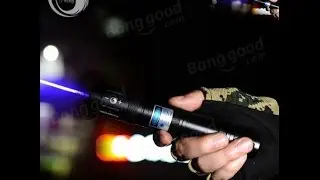 U King ZQ J16 450nm Blue Powerful Buring #Laser Flashlight Suit US Charger