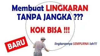 7 cara unik membuat lingkaran tanpa jangka | how to make perfect circle without compass