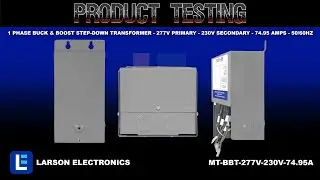1 Phase Buck & Boost Step-Down Transformer - 277V Primary - 230V Secondary - 74.95 Amps - 50/60Hz