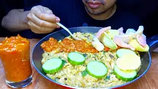BUBUR GORENG VIRAL || ASMR MUKBANG BUBUR GORENG || RESEP BUBUR GORENG || CARA MEMBUAT BUBUR GORENG