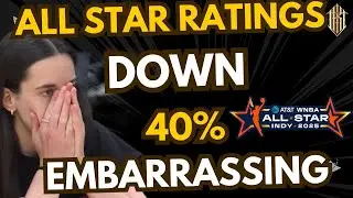 WNBA All Star ratings CRASH by 40% without CAITLIN CLARK EMBARRASSING for the league