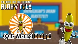 How to get the Quiz Wizard Badge (The Quest for the Legendary Bloxy Cola)