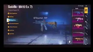 New M416 Godzilla Upgrade Skin In Pubg Mobile