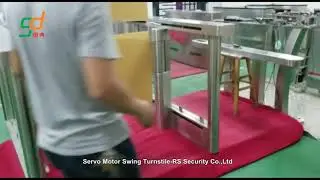 Barcode Detect Slim Turnstile,Swing Barrier,Slim Gates System-RS Security Co.,Ltd