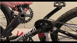 Como convertir mi bicicleta a monoplano mtb (Shimano Deore)