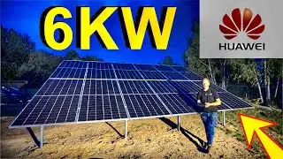 INSTALACJA FOTOWOLTAICZNA NA GRUNCIE FALOWNIK HUAWEI SUN2000