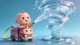 Baby Firetruck&rsquo;s Water Whirl Wind | Fun Nursery Rhymes & Kids Songs