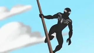 Spectacular Spider-Man (2008) Peter tries to remove the black suit