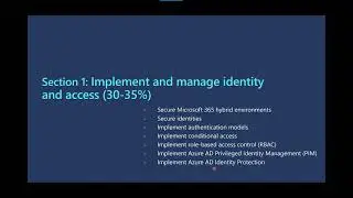 MS-500 C.E.R.T. Module 1 Identity & Access