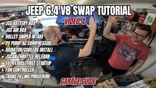 Jeep JKU 6.4 Engine Swap DIY (First Startup!) (Video 4)