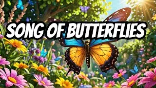 Butterfly 🌼✨ Brightly colored butterflies captivate Song