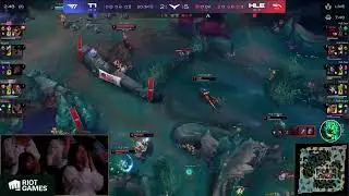 T1vsHLE速看G3：Zeka祭出DRX冠军阿卡丽！Keria世界第一巴德神救场！#2025LCK #T1对战HLE #T1 #Faker #T1战胜HLE