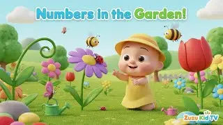 Numbers in the Garden Adventure with Zuzu &ndash; Nursery Rhyme, Toddler Counting Fun, and Outdoor Play
