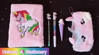 Unboxing My new Unicorn Stationary from Meesho | My first review | Creative Parmita