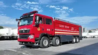 Howo heavy-duty 8x4 fire rescue truck