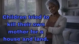Children tried to kill their own mother for a house and land.