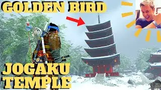 Ghost of Tsushima: Golden/Yellow Bird Jugaku Temple (Crooked Kama Headband, KAMIAGATA, Act 3)