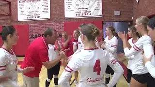 Bishop Diego Cardinals score a rare win over Santa Barbara in girls volleyball