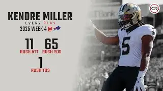 Kendre Miller Week 4 Highlights | Every Run vs Bills
