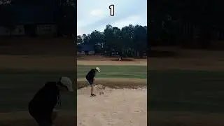 Which Bunker Shot Is The Best? ⛳#golf #golfshot #golfswing #bunker #golfing #golfer #fyp