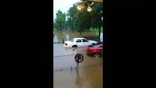 Flooding in De Soto, MO. August 2016 - raw footage