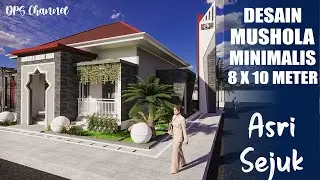 Новейший минималистский дизайн мечети Размер 8x10 м. Красиво и круто