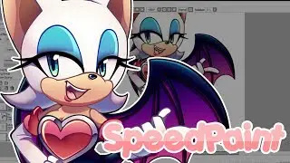 Rouge The Bat Speedpaint
