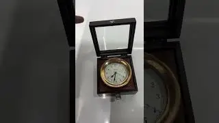 Authentic Style Original Vintage Old WEEMS & PLATH Marine Chronometer Wall Clock - Made In Germany.