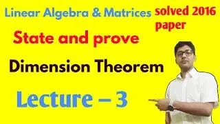 Dimension Theorem