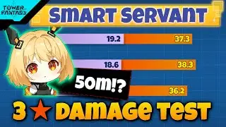 3★ Smart Servant Test Damage & Charts (Tower of Fantasy)